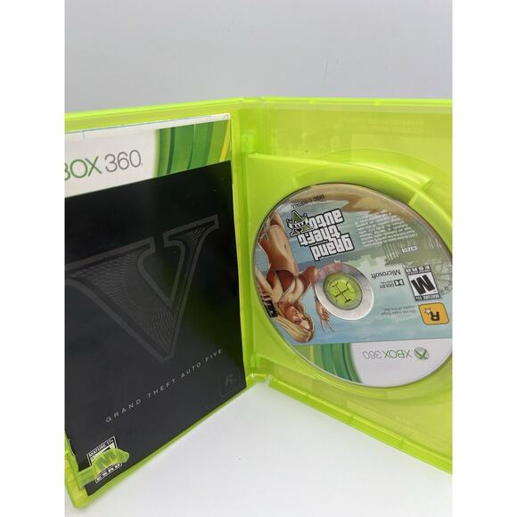 Grand Theft Auto V (Microsoft Xbox 360, 2013) With Manual - Tested - Picture 7 of 7